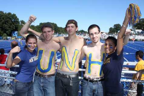 UNH students show their school spirit at last Saturdays home football game!
