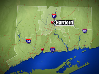 Hartford police say they arrested a 24-year-old city man after he kidnapped his girlfriend and her two young children.