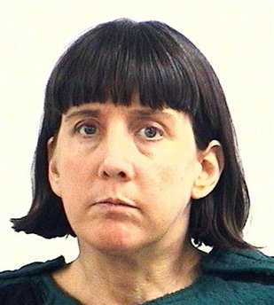 This police booking photograph released by the Huntsville (Ala.) Police Dept., on Saturday, Feb. 13, 2010, shows college professor Amy Bishop, charged with capital murder in the shooting deaths of three faculty members at the University of Alabama in Huntsville. (AP Photo/Huntsville Police Dept.)