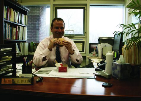 According to Assistant Dean of Students Ric Baker, pictured above, “I’m lovin’ it.”