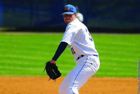 The University of New Haven baseball team swept Bentley University 7-0, 6-2 Saturday afternoon at Frank Vieira Field. 