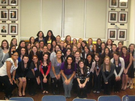 The Lovely Ladies of Delta Phi Epsilon of the Gamma Epsilon Chapter of the University of New Haven.