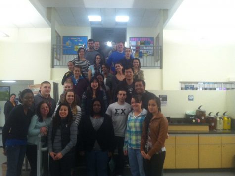 Group of students that participated in the Alternative Spring Break 2012 at the University of New Haven.