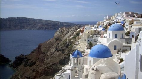 Santorini has been recently prone to bubbles of volcanic explosion underneath its earth.