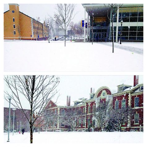 Winter came early this year to the University of New Haven as snow blanketed the campus merely one week after Hurricane Sandy wrecked havoc on the New England shoreline.