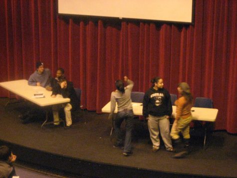 Students showed of their literacy skills at a contest held in Dodds Theater.