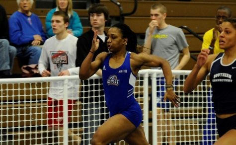 Junior Ada Udaya (above) finished first in the 55-meter dash with a NCAA provisional time of 7.25 seconds. 
