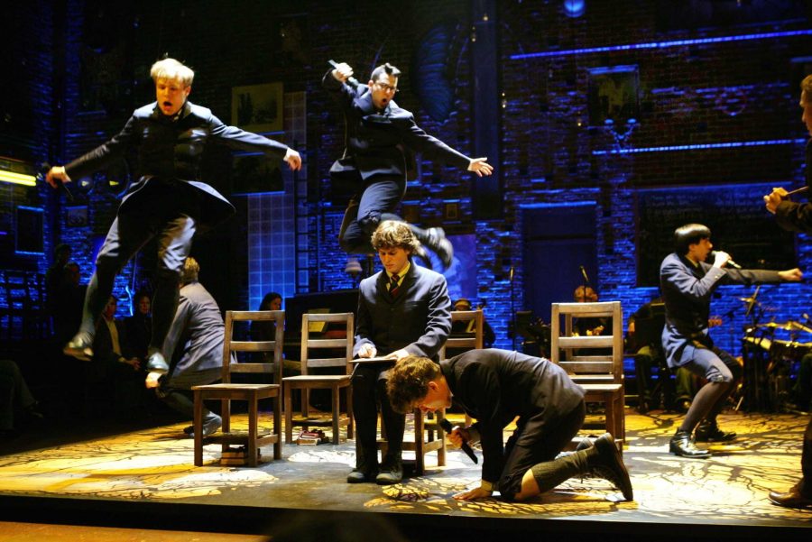 A scene Deaf West Theater’s revival Spring Awakening
(LA Times photo)