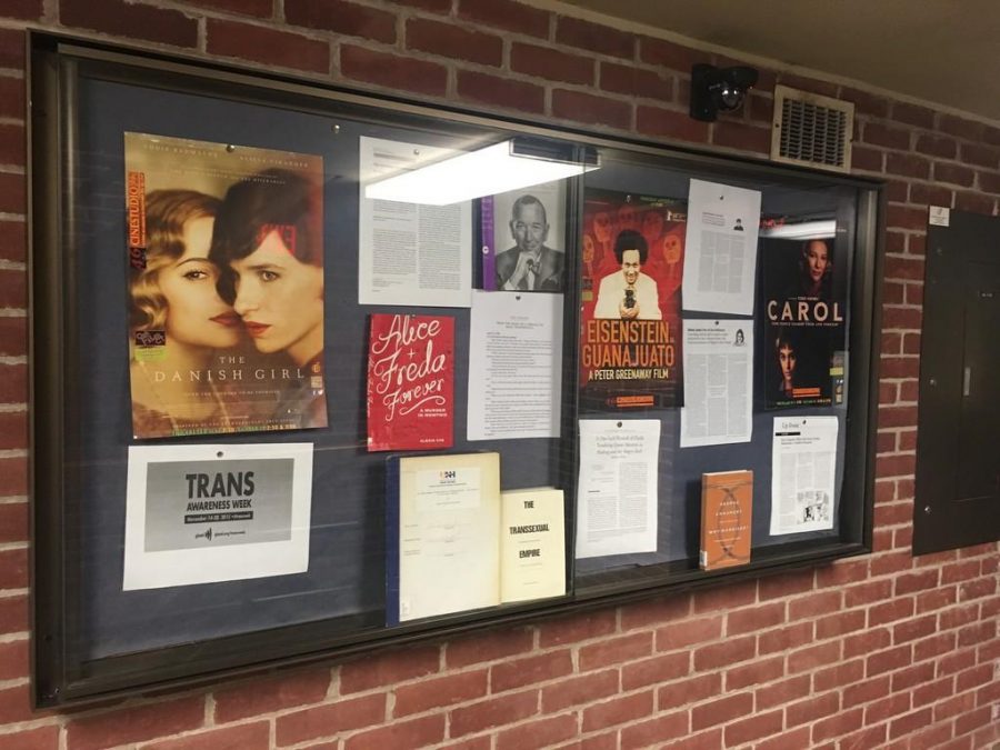 Library Display to Honor Transgender Awareness Week