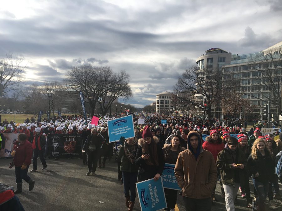 Marching for Life in Washington D.C.