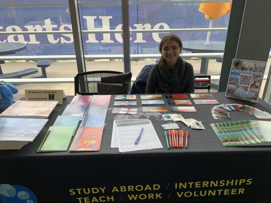 API Table at the Study Abroad Information Fair