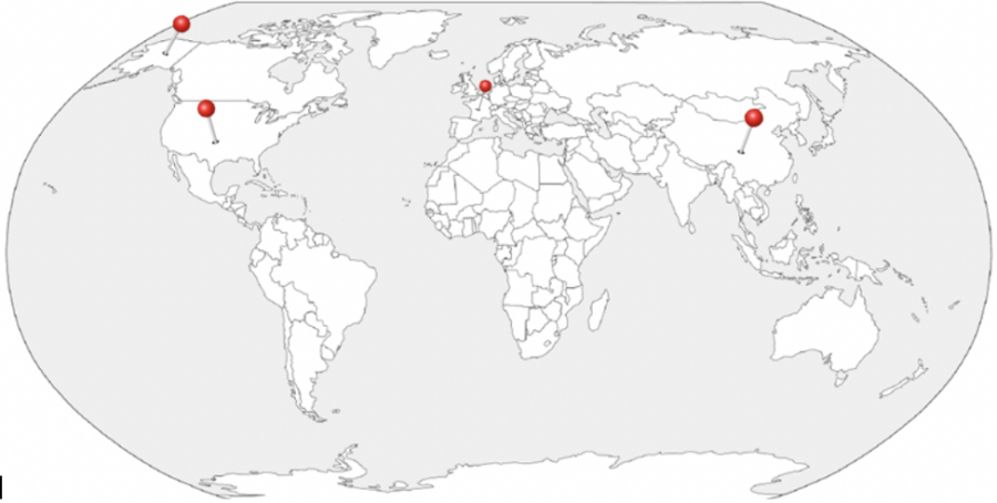 Countries that have confirmed cases of the Coronavirus