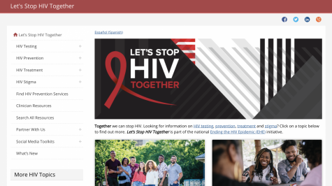 CDC Lets Stop HIV Together homepage