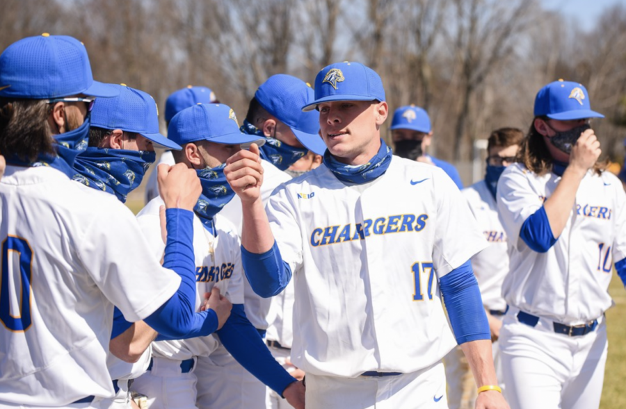 Chargers lose a pair to Pace University to open their season