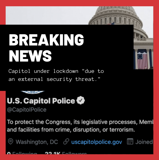 BREAKING: At least one person shot, two Capitol police officers injured in attacks; structure on lockdown