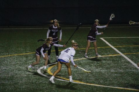 Annie Acquavita lines up for a penalty against Molloy, West Haven, March 24, 2022.