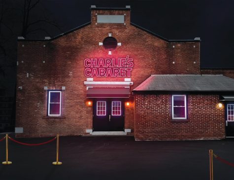 The outside of Charlie’s Cabaret, the all new adult entertainment venue at the university, West Haven.