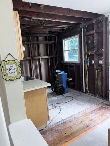 Inside of the kitchen in the apartment on Savin Ct., mid-construction, West Haven, Oct. 7, 2022.