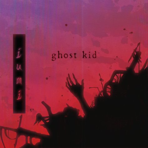 The cover of iumis newest song, ghost kid. 