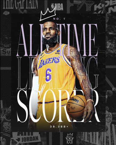 The LA Lakers commended LeBron for his record. 
