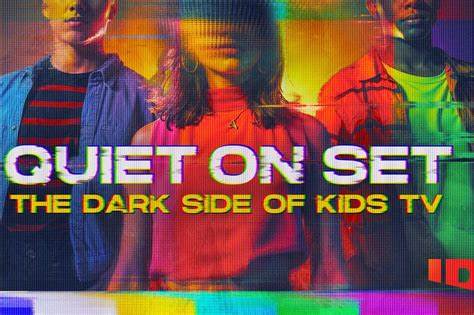 The cover of Quiet on Set. The documentary displaying the downfalls of child television.