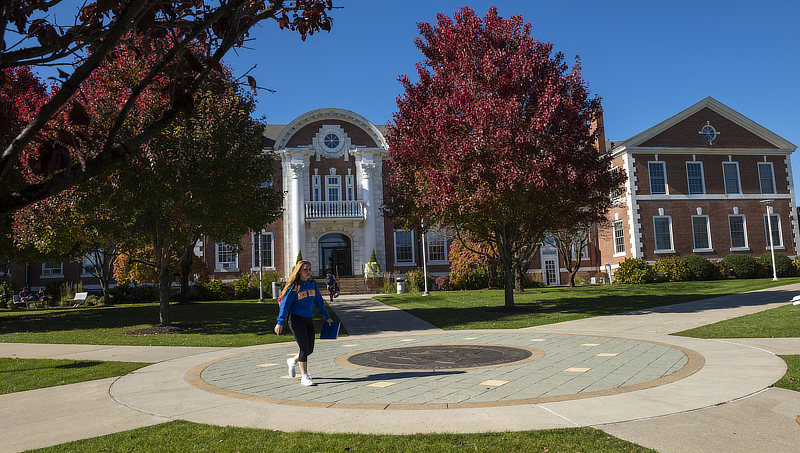 Maxcy Quad in the fall