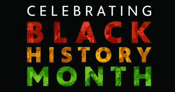 Black History Month graphic. 