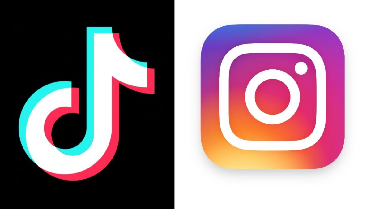 TikTok and Instagram logos.
