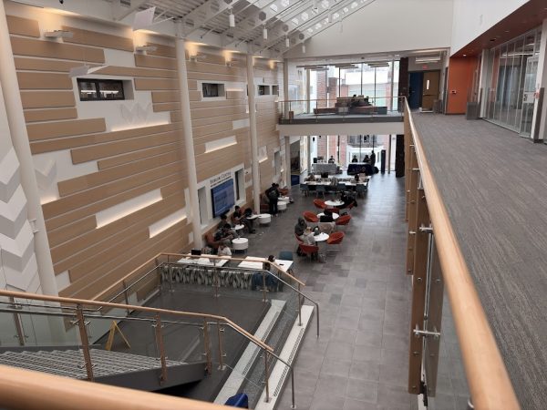 Inside of the Bergami Center for Science, Technology and Innovation Center.