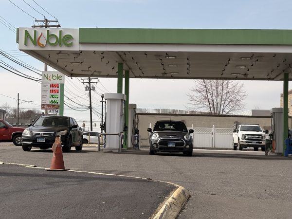 Gas station in West Haven.