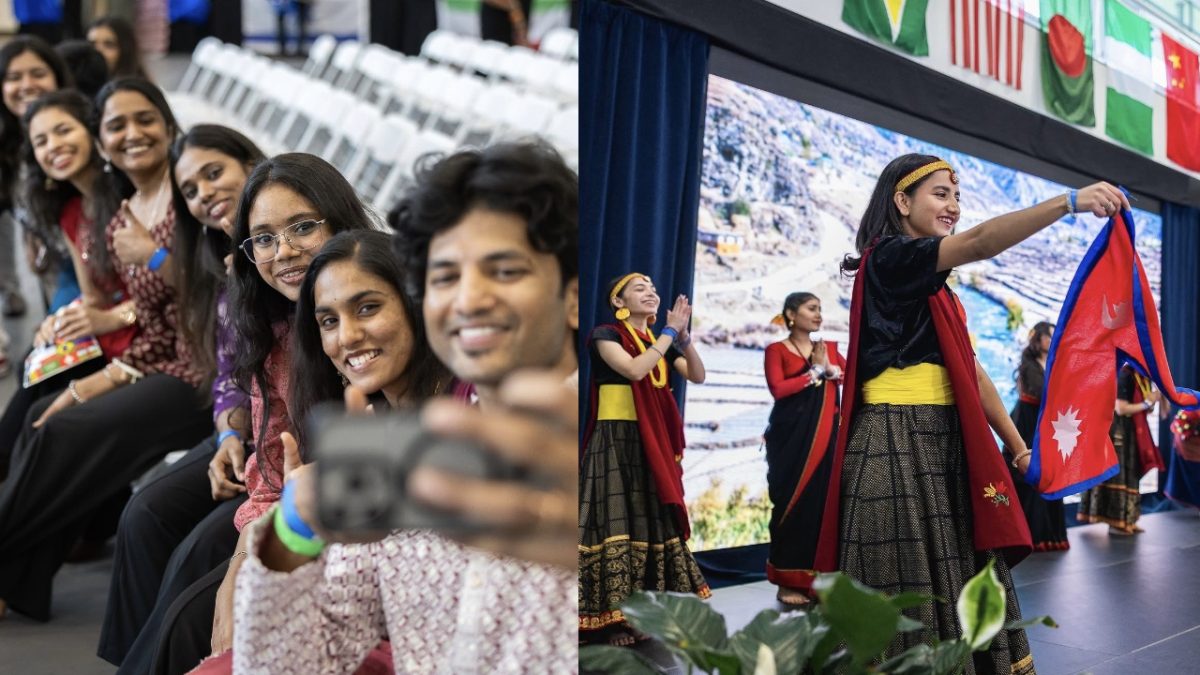 Students attending iFest.

