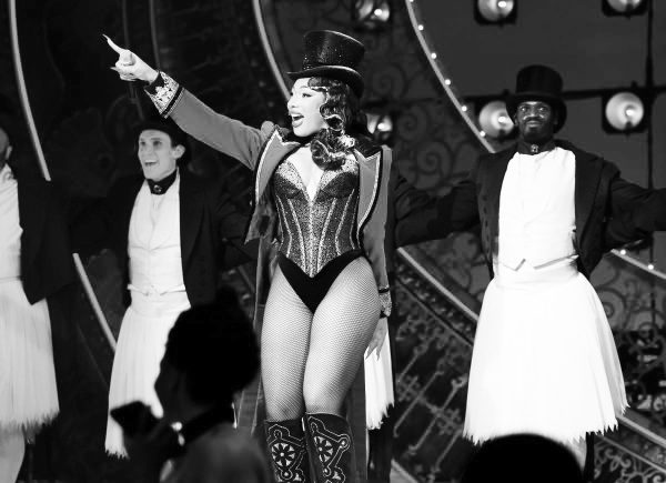 Megan Thee Stallion performing in “Moulin Rouge! The Musical.”
